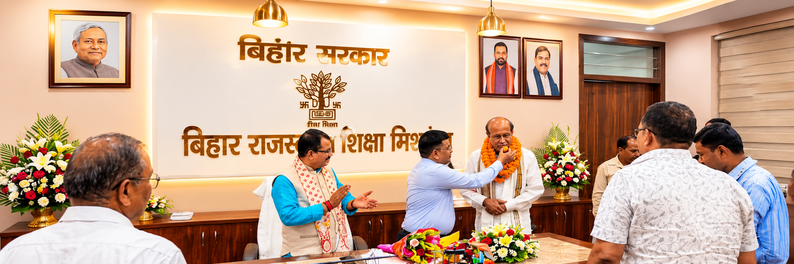 सहायक शिक्षा निदेशक संस्कृत कार्यालय में विदाई समारोह आयोजित, सेवानिवृत्ति पर रत्नेश कुमार को दी विदाई